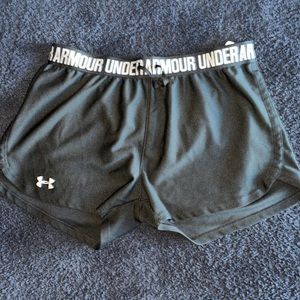 Under Armour Black Athletic Shorts Medium